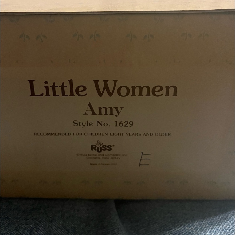 Russ Little Women Amy Doll Box